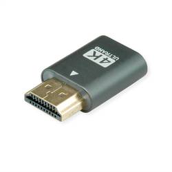 Value 14.99.3447 HDMI EDID emulátor černá 4K UHD 0 mm