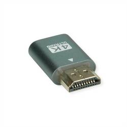 Value 14.99.3447 HDMI EDID emulátor černá 4K UHD 0 mm