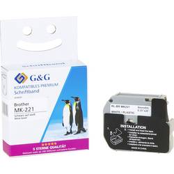 G&G páska do štítkovače Barva pásky: bílá Barva písma: černá 9 mm 8 m