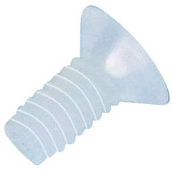 TOOLCRAFT 839991 šroub se zápustnou čočkovou hlavou M5 20 mm křížová drážka Philips DIN 966 plast, polyamid 10 ks