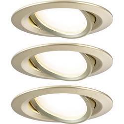 Paulmann 92406 Nova Coin LED vestavné svítidlo, LED, 6 W, zlatá (matná), sada 3 ks