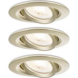 Paulmann 92408 Nova Coin LED vestavné svítidlo, LED, GU10, 6 W, zlatá (matná), sada 3 ks