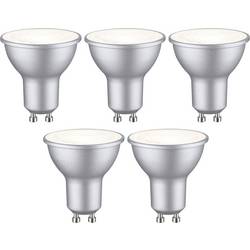 Paulmann 29235 LED Energetická třída (EEK2021) E (A - G) GU10 žárovka 4.9 W teplá bílá (Ø x v) 51 mm x 54 mm 5 ks