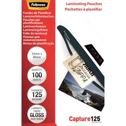 Fellowes laminovací folie 86 x 54 mm, kreditní karta 125 micron lesklý 100 ks