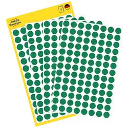 Avery-Zweckform 3012 popisovače etiket Ø 8 mm zelená 416 ks trvalé papír