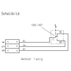 Marquardt 2410.0401 nožní/ruční tlačítko 250 V/AC 6 A 1 pedál 1 přepínací kontakt 1 ks