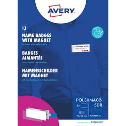 Avery-Zweckform POL30MA02-5DR štítek se jménem (š x v) 70 mm x 30 mm 5 ks