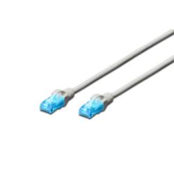 Digitus DK-1511-050 RJ45 síťové kabely, propojovací kabely CAT 5e U/UTP 5.00 m šedá 1 ks