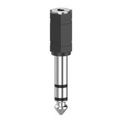 Hama 00205194 jack audio adaptér [1x jack zásuvka 3,5 mm - 1x jack zástrčka 6,3 mm] černá