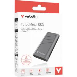 Verbatim TurboMetal 2 TB, externí SSD disk, USB 4, kov