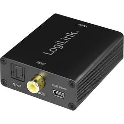 LogiLink CA0101 Toslink / cinch / jack audio adaptér černá