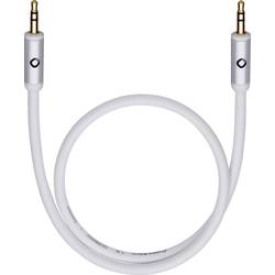 jack audio kabel [1x jack zástrčka 3,5 mm - 1x jack zástrčka 3,5 mm] 3.00 m černá pozlacené kontakty, vodič z OFC Oehlbach i-Connect J-35