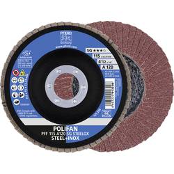 PFERD TOOLS 67612115 A Sg Steelox vějířovitý brusný kotouč Průměr 115 mm Ø otvoru 22.23 mm Zrnitost 120 10 ks