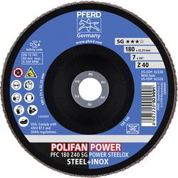 PFERD TOOLS 67784185 Z Sg Power Steelox vějířovitý brusný kotouč Průměr 180 mm Ø otvoru 22.23 mm Zrnitost 40 10 ks