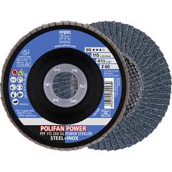 PFERD TOOLS 67686115 Z Sg Power Steelox vějířovitý brusný kotouč Průměr 115 mm Ø otvoru 22.23 mm Zrnitost 60 10 ks