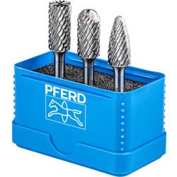 PFERD TOOLS 21901414 frézovací kolík sada tvrdokov Pracovní délka 25 mm Ø hřídele 6 mm
