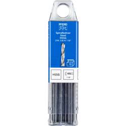 PFERD TOOLS 25203532 SPB DIN 338 HSSG N 6,5 STEEL ocel spirálový vrták 6.5 mm Celková délka 101 mm 10 ks