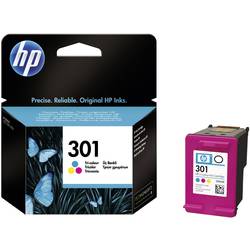 HP 301 Ink originál azurová, purppurová, žlutá CH562EE Inkousty