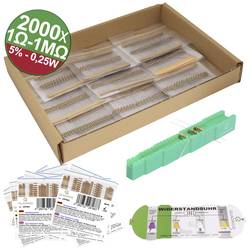 Quadrios 23P127 23P127 uhlíkový rezistor axiální 0.25 W 5 % 2000 ks