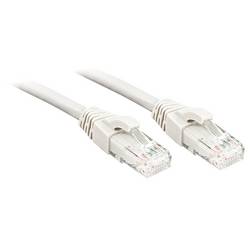 LINDY 48096 RJ45 síťové kabely, propojovací kabely CAT 6 U/UTP 7.50 m bílá s ochranou 1 ks