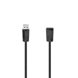 Hama USB kabel USB 2.0 USB-A zásuvka, USB-A zástrčka 3.00 m černá 00200620