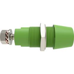 Schützinger DI SAB 9430 Ni / GN bezpečnostní montážní zásuvka 4 mm Rovná zelená 1 ks