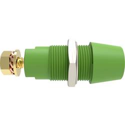 Schützinger DI SAB 9430 Au / GN bezpečnostní montážní zásuvka 4 mm Rovná zelená 1 ks