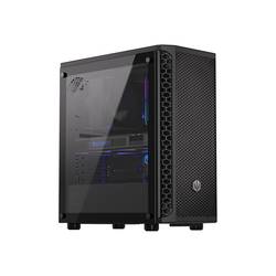 endorfy Signum 300 Core midi tower PC skříň černá 2 předinstalované ventilátory, boční okno, prachový filtr