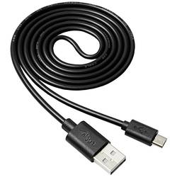 Akyga USB kabel USB-A zástrčka, USB Micro-B zástrčka 1.00 m černá AK-USB-21