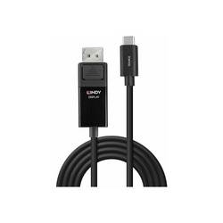LINDY Kabel pro displeje USB-C® USB-C ® zástrčka, Konektor DisplayPort 2.00 m černá 43342