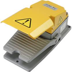 Nožní spínač XF-302, 250 V AC / 15 A, s ochranným krytem, 1 spínací kontakt, 1 ks