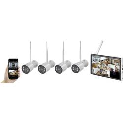 Sygonix SY-6330460 bezdrátový-sada bezpečnostní kamery 8kanálový se 4 kamerami 1920 x 1080 Pixel 2.4 GHz