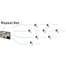 Sygonix SY-6330460 bezdrátový-sada bezpečnostní kamery 8kanálový se 4 kamerami 1920 x 1080 Pixel 2.4 GHz