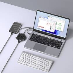 Renkforce RF-6266640 USB Hub 4 porty USB-A USB 3.0 5 GBit/s černá (matná) RF-USBH-400
