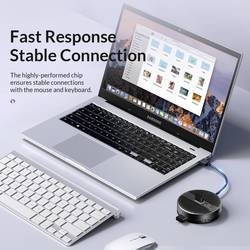 Renkforce RF-6266640 USB Hub 4 porty USB-A USB 3.0 5 GBit/s černá (matná) RF-USBH-400
