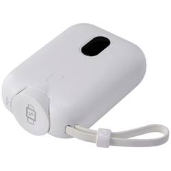 VOLTCRAFT VC-PBP3153CB powerbanka Li-Ion, 10000 mAh, Dodávka energie, Quick Charge 3.0, USB-C®, S adaptérem pro Apple Watch, bílá, Indikátor stavu