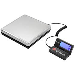 VOLTCRAFT PLS-205S plošinová váha 50 kg, rozlišení 1 g 230 V, na baterii, nerezová ocel