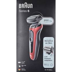 Braun Series 6 61-R1000s 61-R1000S foliový zastřihovač černá/červená