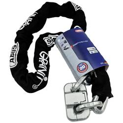 ABUS 4900/14MKS150 zámek řetězu černá zámek s klíčem