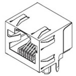 Molex, 438600014, konektor RJ, piny:6P6C, 1 ks