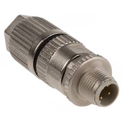 Harting HARAX® M12-L datový zástrčkový konektor pro senzory - aktory, 21032811405, piny: 4, 1 ks
