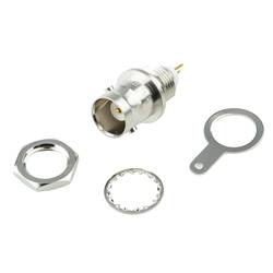 Amphenol B6351B1-ND3G-50 B6351B1-ND3G-50 BNC konektor zásuvka, vestavná vertikální 50 Ω 1 ks