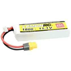 LemonRC 15717 akupack Li-Pol (modelářství), 11.1 V, 1800 mAh, články 3, 35 C, Softcase, XT60