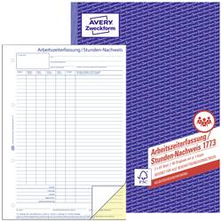Avery-Zweckform formulář hodinového výkazu 1773 A4