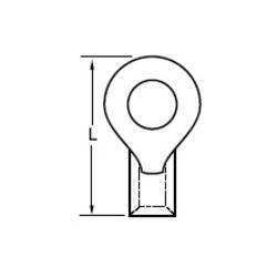 Molex 19193-0890 vidlicové kabelové oko 1 ks