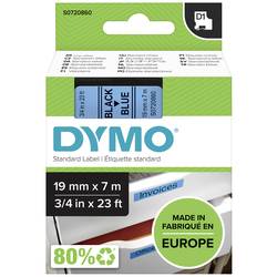 páska do štítkovače DYMO D1 45806 polyester Barva pásky: modrá Barva písma:černá 19 mm 7 m