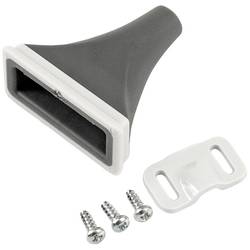 Hammond Electronics 1552CPGKITGY kabelová průchoda (d x š x v) 36 x 36 x 18 mm, TPE, šedá, 1 ks
