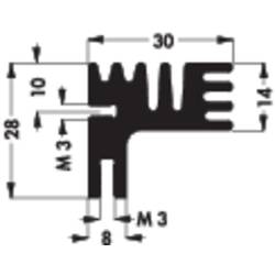 Fischer Elektronik 10019160 SK 125 84 SA chladič 6 K/W (d x š x v) 84 x 30 x 28 mm