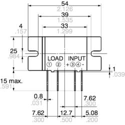 Panasonic polovodičové relé AQ10A2ZT432 5 A Spínací napětí (max.): 250 V/AC spínání při nulovém napětí 1 ks