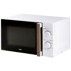 DOMO DO2720 mikrovlnná trouba bílá, dřevo 700 W funkce časovače